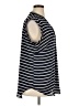 Roz & Ali 100% Polyester Stripes Blue Sleeveless Blouse Size 1X - photo 4