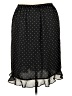 Venezia 100% Polyester Polka Dots Black Formal Skirt Size 18 - 20 Plus - photo 2