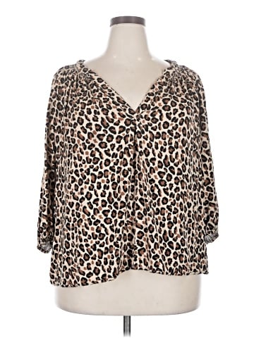 Crown & Ivy 3/4 Sleeve Blouse (view 1)