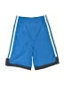 Adidas 100% Polyester Color Block Blue Athletic Shorts Size 6 - photo 1
