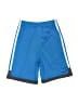 Adidas 100% Polyester Color Block Blue Athletic Shorts Size 6 - photo 2
