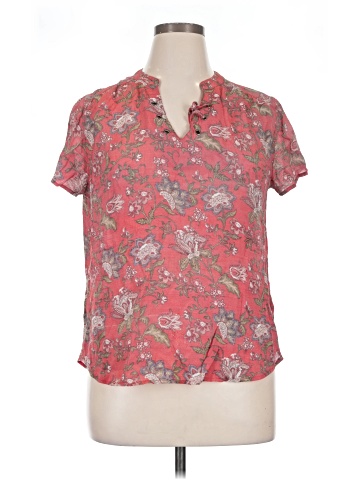 St. John's Bay Short Sleeve Blouse (view 1)