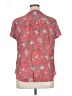 St. John's Bay Floral Red Short Sleeve Blouse Size XL (petite) - photo 2