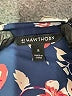41Hawthorn 100% Polyester Floral Blue 3/4 Sleeve Blouse Size 1X - photo 7