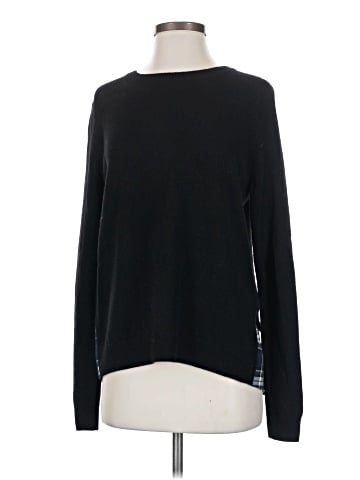 Aqua Cashmere Pullover Sweater (view 1)