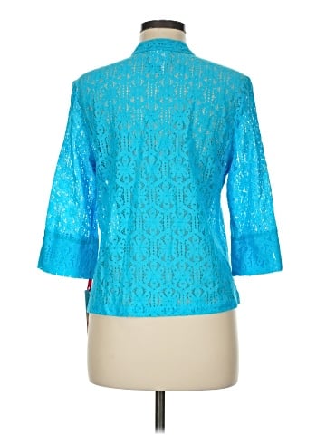 Ruby Rd. 3/4 Sleeve Button-Down Shirt (view 2)