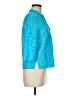 Ruby Rd. Teal 3/4 Sleeve Button-Down Shirt Size 8 Petite - photo 4
