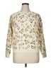 Draper James 100% Cotton Floral Ivory Pullover Sweater Size XL - photo 1