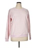 Draper James 100% Cotton Checkered-gingham Pink Pullover Sweater Size XL - photo 1