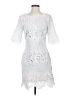 Lulus 100% Polyester Floral White Cocktail Dress Size S - photo 1