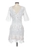 Lulus 100% Polyester Floral White Cocktail Dress Size S - photo 2