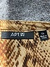 Apt. 9 100% Polyester Animal Print Brown 3/4 Sleeve Blouse Size XL - photo 7
