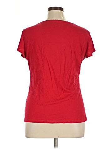 New York & Company Short Sleeve T-Shirt (view 2)