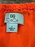 CeCe 100% Polyester Orange 3/4 Sleeve Blouse Size S - photo 7