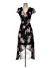 Julia Jordan 100% Polyester Floral Black Cocktail Dress Size 4 - photo 1