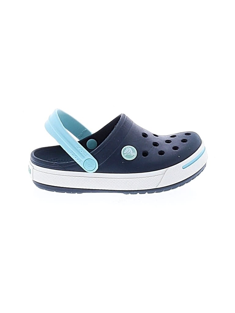Pre-owned Crocs Kids' Clogs In Blue
