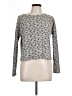 Rewind Floral Gray Pullover Sweater Size L - photo 1