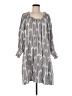 Unbranded Chevron-herringbone Gray Casual Dress Size M - photo 1