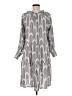 Unbranded Chevron-herringbone Gray Casual Dress Size M - photo 2