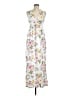 Forever 21 100% Rayon Floral White Casual Dress Size M - photo 1