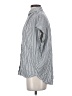 Madewell 100% Viscose Stripes Silver Short Sleeve Button-Down Shirt Size XS - photo 5