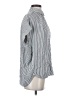 Madewell 100% Viscose Stripes Silver Short Sleeve Button-Down Shirt Size XS - photo 4