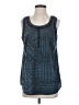 CAbi 100% Polyester Blue Sleeveless Blouse Size S - photo 1