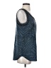 CAbi 100% Polyester Blue Sleeveless Blouse Size S - photo 4