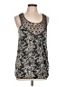 Toska Black Sleeveless Blouse Size L - photo 1