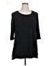 Peruvian Connection Black 3/4 Sleeve Top Size XL - photo 1