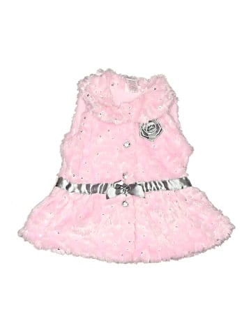 Little Lass Faux Fur Vest (view 1)