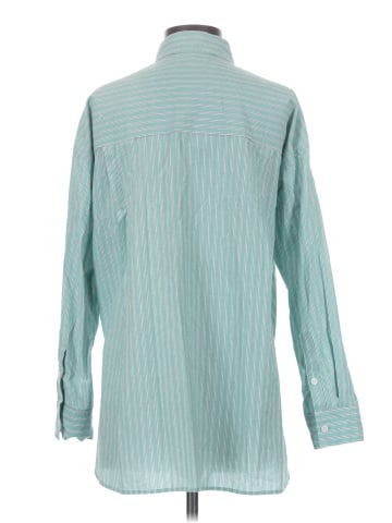 Madewell The Signature Poplin Oversized Shirt in Stripe (view 2)