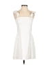 French Connection Solid White Cocktail Dress Size 6 - photo 1