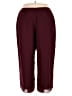 JJ's House Solid Burgundy Casual Pants Size 3X (estimated) - photo 1