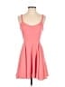 Margot 100% Polyester Solid Pink Cocktail Dress Size M - photo 1