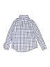 Crewcuts Outlet Checkered-gingham Blue Long Sleeve Button-Down Shirt Size 6 - 7 - photo 2