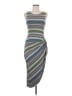 Bailey 44 Stripes Gray Casual Dress Size M - photo 1