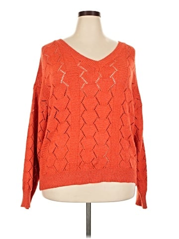Shein Curve Pullover Sweater (view 1)
