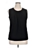 Cj Banks Black Sleeveless Blouse Size 0X - photo 1