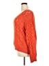 Shein Curve 100% Polyester Orange Pullover Sweater Size 2X - photo 5