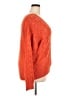 Shein Curve 100% Polyester Orange Pullover Sweater Size 2X - photo 4