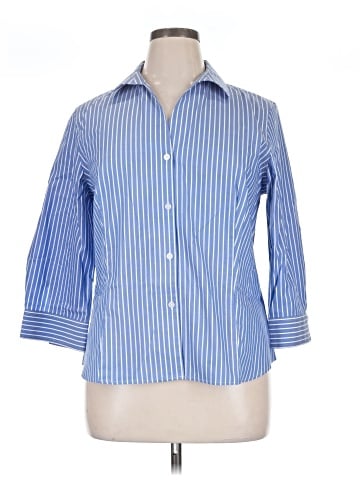 Anne Klein 3/4 Sleeve Button-Down Shirt (view 1)