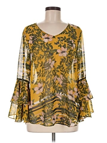 CAbi 3/4 Sleeve Blouse (view 1)