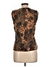 August Silk Brown Sleeveless Top Size L - photo 2