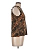 August Silk Brown Sleeveless Top Size L - photo 4