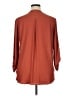 Lush 100% Polyester Brown 3/4 Sleeve Blouse Size XL - photo 2