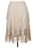 Unbranded 100% Linen Tan Casual Skirt Size 19 - photo 2