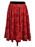 Lularoe Hearts Red Casual Skirt Size S - photo 1