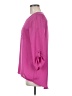 Dalia Collection Pink 3/4 Sleeve Blouse Size M - photo 5
