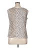 Draper's & Damon's 100% Polyester Silver Sleeveless Blouse Size XL - photo 2